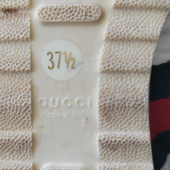Gucci Authentic Womens Signature Stripe Ace Suede/Nylon Sneakers(EU 37.5 US 7) - Picture 13 of 15